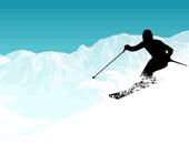 skier-silhouette